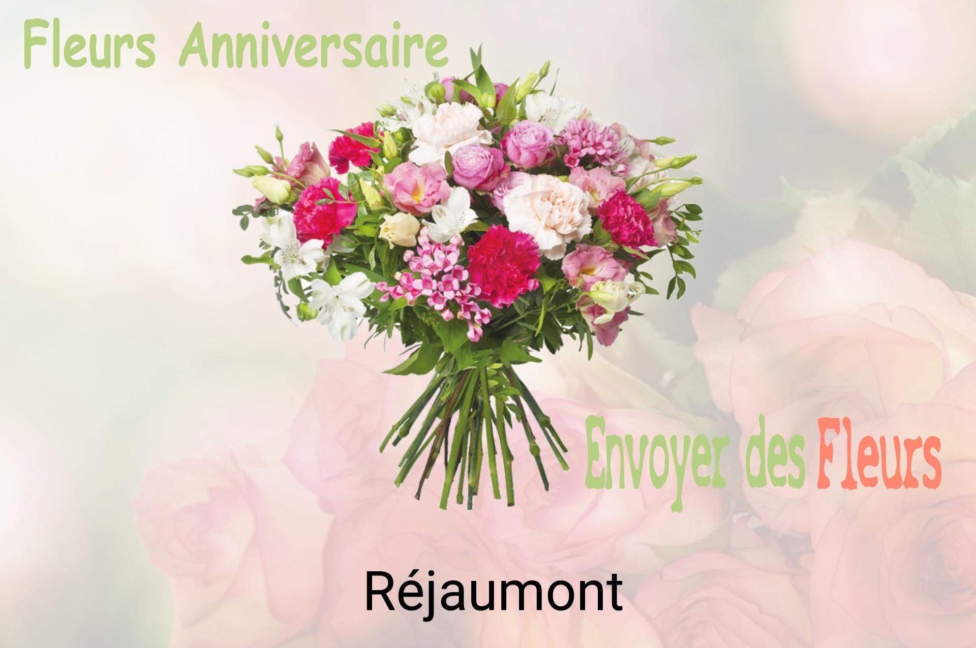 Bouquet de fleurs d’anniversaire livré à Réjaumont
