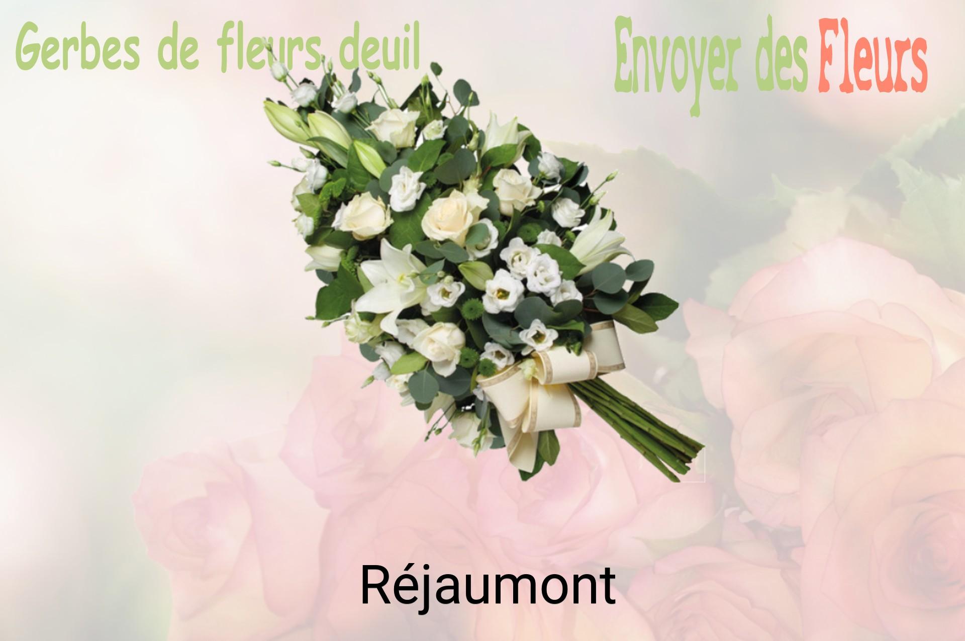 Gerbe de fleurs de deuil livrée à Réjaumont